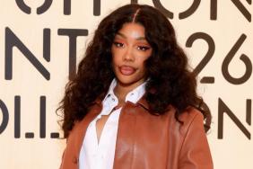 SZA Makes Messy Unbuttoned Shirt Look Work for Louis Vuitton Show