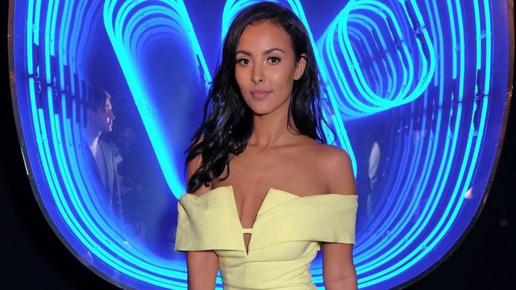Maya Jama Goes Bold in Backless Loena Dress With Lace-up Details