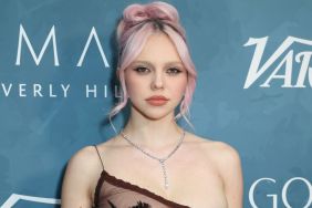Adela Channels Jenna Ortega in Dilara Findikoglu Dress With Cutouts
