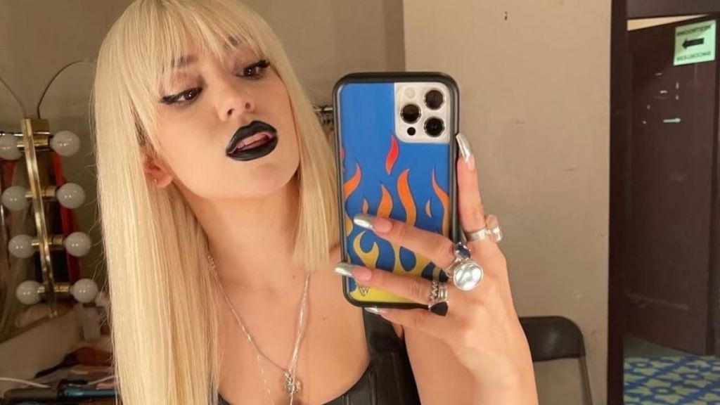 Ava Max Poses in Corset-Style Top for New Photos