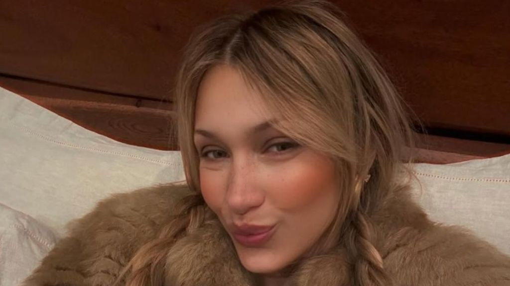 Bella Hadid Shows a Softer Side in Cozy Pigtail Selfie