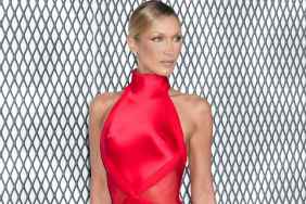 Bella Hadid's Sheer Schiaparelli Gown's Molded Bodice Steals the Show