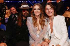 Billy Ray Cyrus, Elizabeth Hurley and Damian Hurley