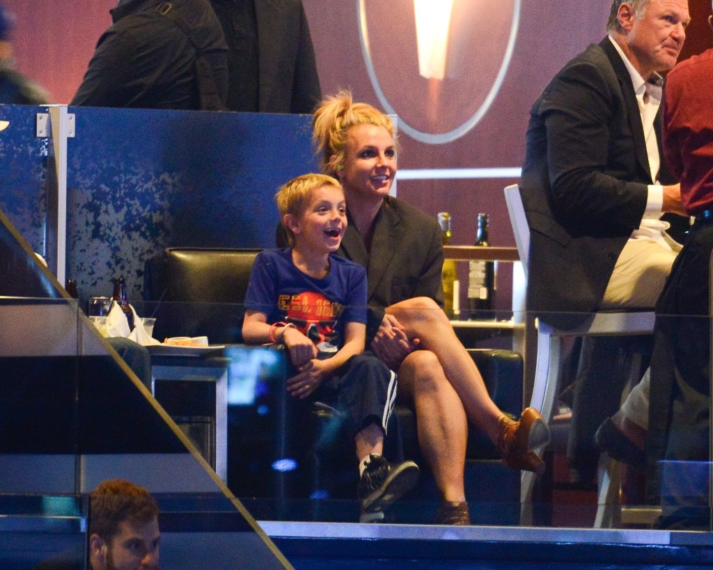 Britney Spears with her son Jayden 