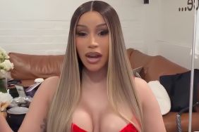 Cardi B Wows in Strappy Dress Ahead of Her Little Miss Drama Tour