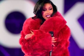 Cardi B Raps in a Bold Red Dress Amid Stefon Diggs Romance