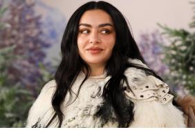 Charli XCX Models Thong Under Fur Coat in New Photo