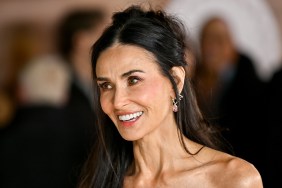 Demi Moore Wows in Elegant Black Slip Dress