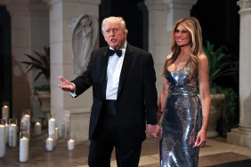 Melania Trump with Donald