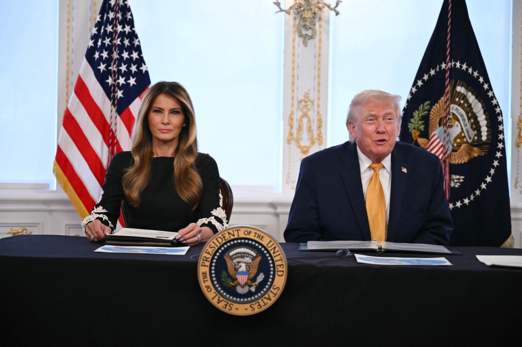 Melania and Donald Trump