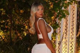 Eve Gale Dazzles in Bold Backless Look