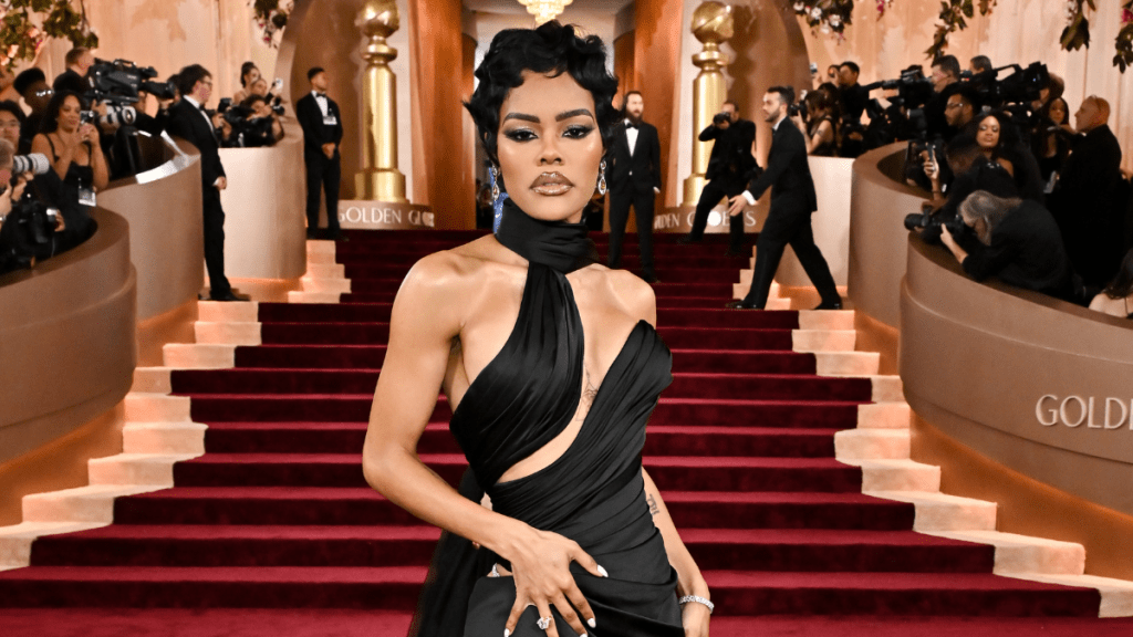 Teyana Taylor’s Crystal Thong Gives Schiaparelli Dress a Cheeky Boost