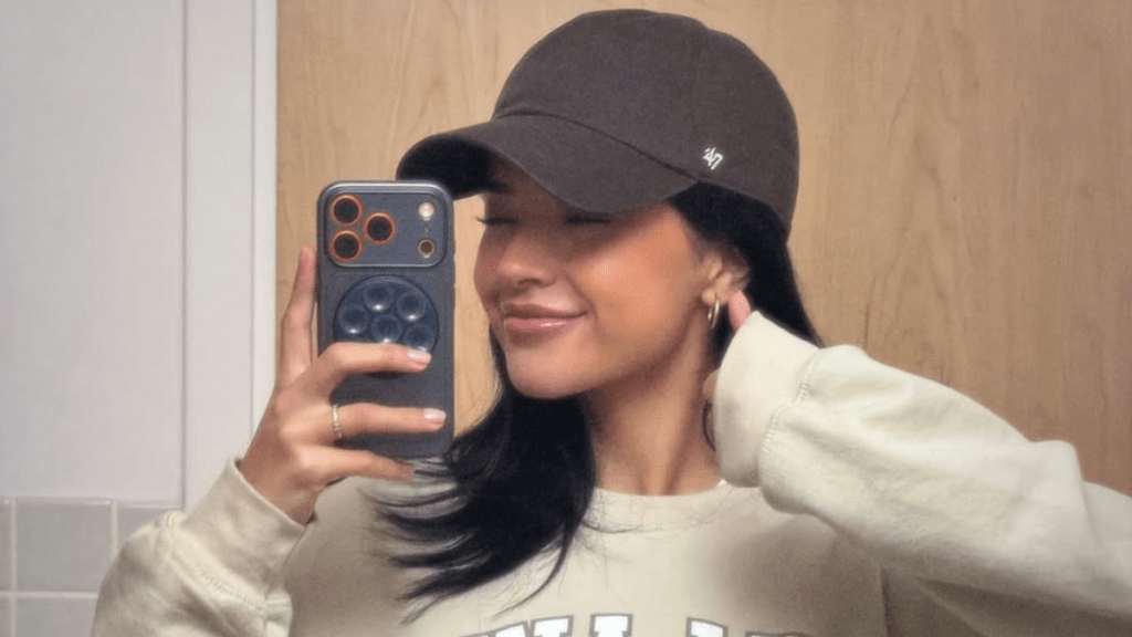 Becky G's Bra Peeks From Sheer Crop Top