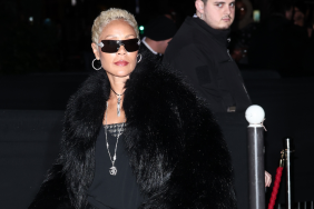 Jada Pinkett Smith's Leather Pants & Fur Coat PFW Look Is the One To Beat