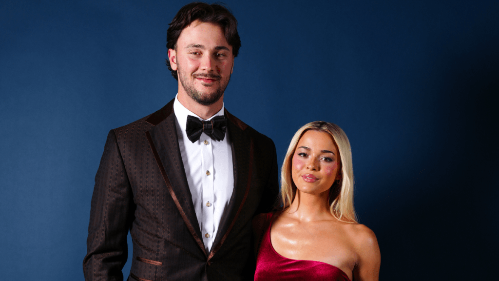 Livvy Dunne’s Dress Slit Goes Really High for Boyfriend’s Awards Night