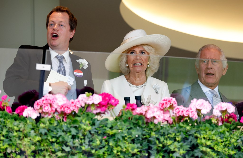 King Charles and his wife 