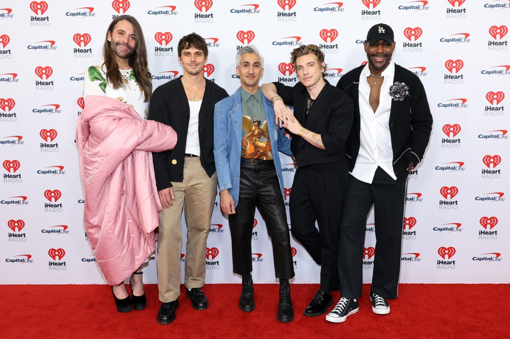 Jonathan Van Ness, Antoni Porowski, Tan France, Jeremiah Brent, and Karamo Brown attend iHeartRadio z100's Jingle Ball 2024
