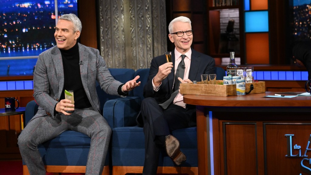 Andy Cohen and Anderson Cooper