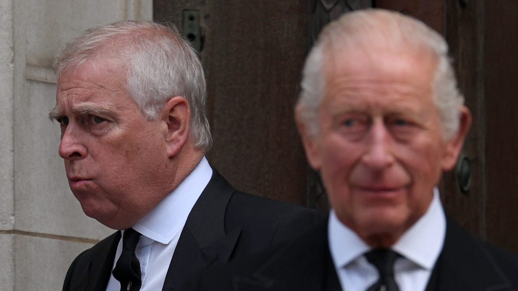 Prince Andrew and King Charles