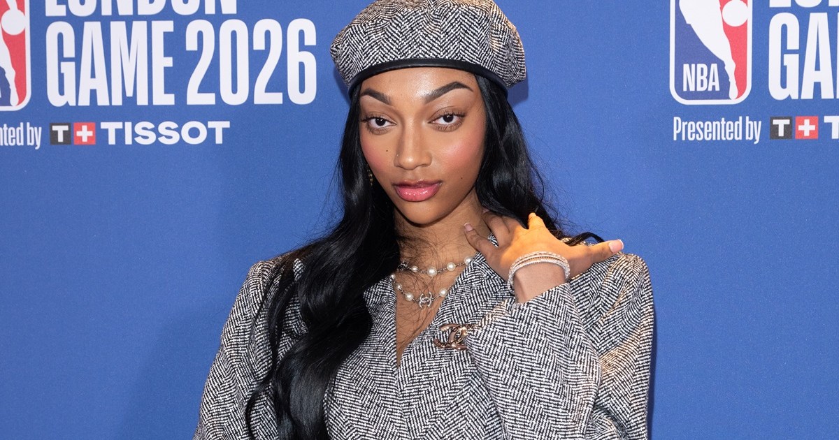 Angel Reese Pairs Micro Mini Shorts With Sheer Tights on Red Carpet