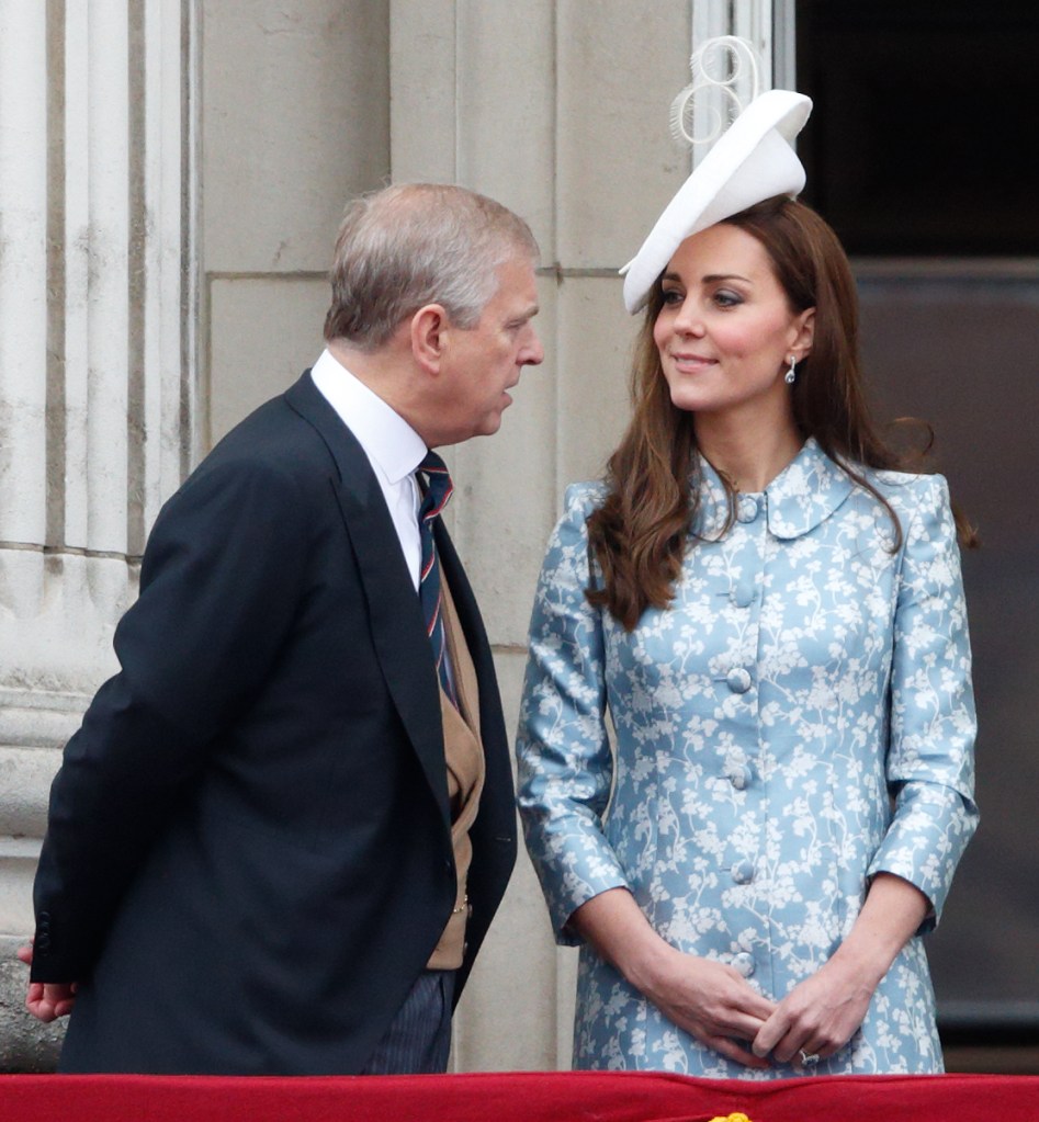 Kate Middleton with Andrew 