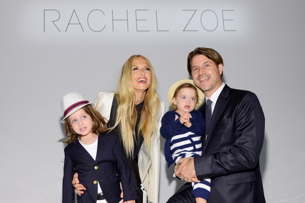 Rachel Zoe with her family