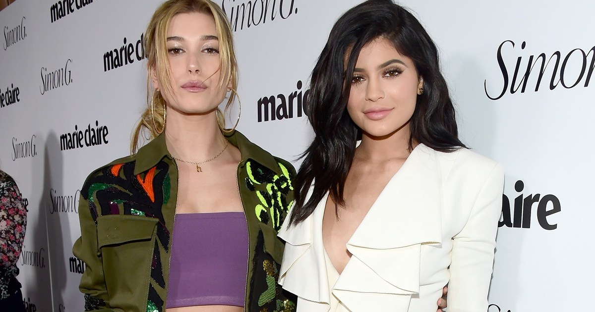 Kylie Jenner & Hailey Bieber Are Bikini Buddies in Throwback Photo