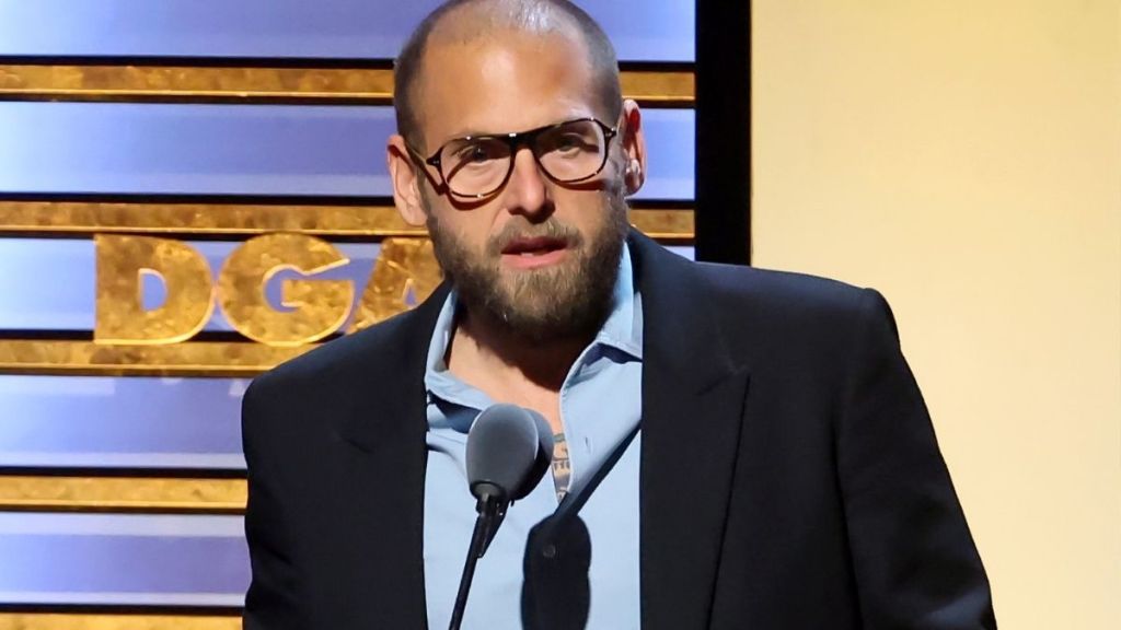 Jonah Hill Spotted in Blonde Wig During the Cut off Filming