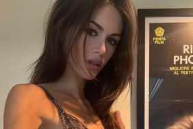 Kaia Gerber's Lace Top Hangs by a Thread