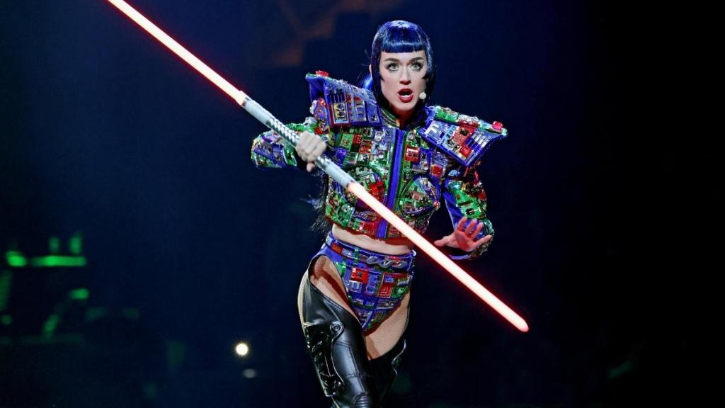 Katy Perry’s Clara Daguin Jacket Practically Lights Up