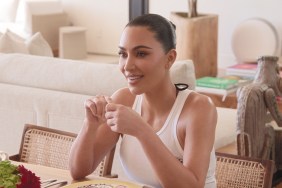 Kim Kardashian Says ‘You Wish’ Through Her Baby Tee in Skims Photo