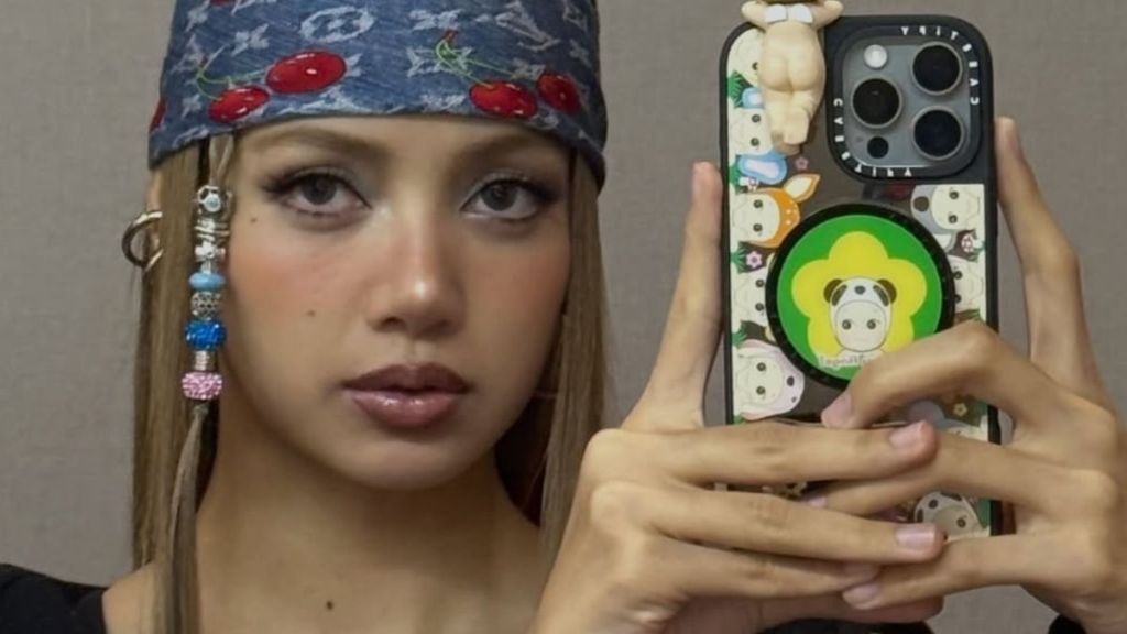 Lisa Posing in Sheer Dress With Lingerie Peek Is Everything