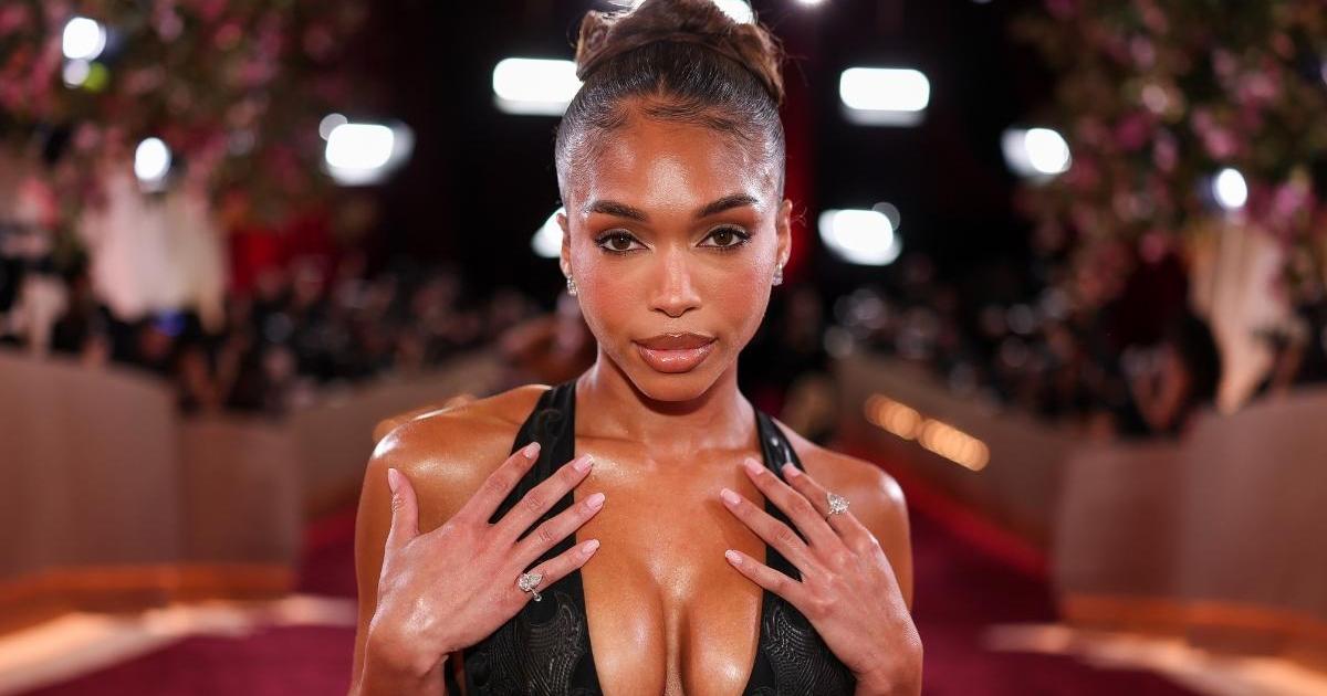 Lori Harvey’s Backless Roberto Cavalli Dress Features Bold Neckline