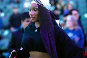Megan Thee Stallion Debuts Tiny Crop Top for Boyfriend’s Game
