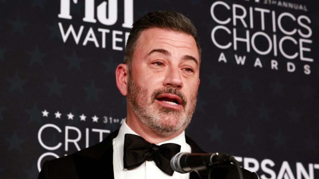 Jimmy Kimmel Jokes He Watched ‘His Own Funeral’ After CCA Win