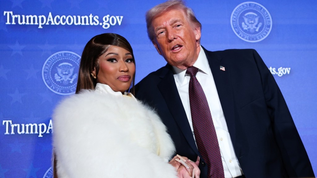 Nicki Minaj Received Donald Trump's Gold Card: 'No. 1 Fan'