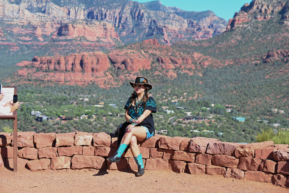 Jennifer Tilly in Sedona on RHOBH