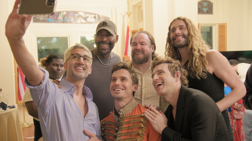 Netflix's Queer Eye cast taking a selfie