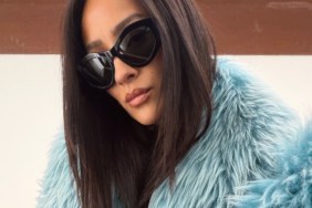 Shay Mitchell tiny micro skirt