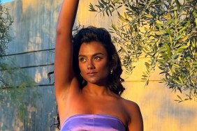 Simone Ashley Wows Fans in Strapless Mini Dress