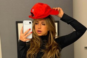 Tate McRae Pairs Adidas Shorts With Zip-up Top & Cap