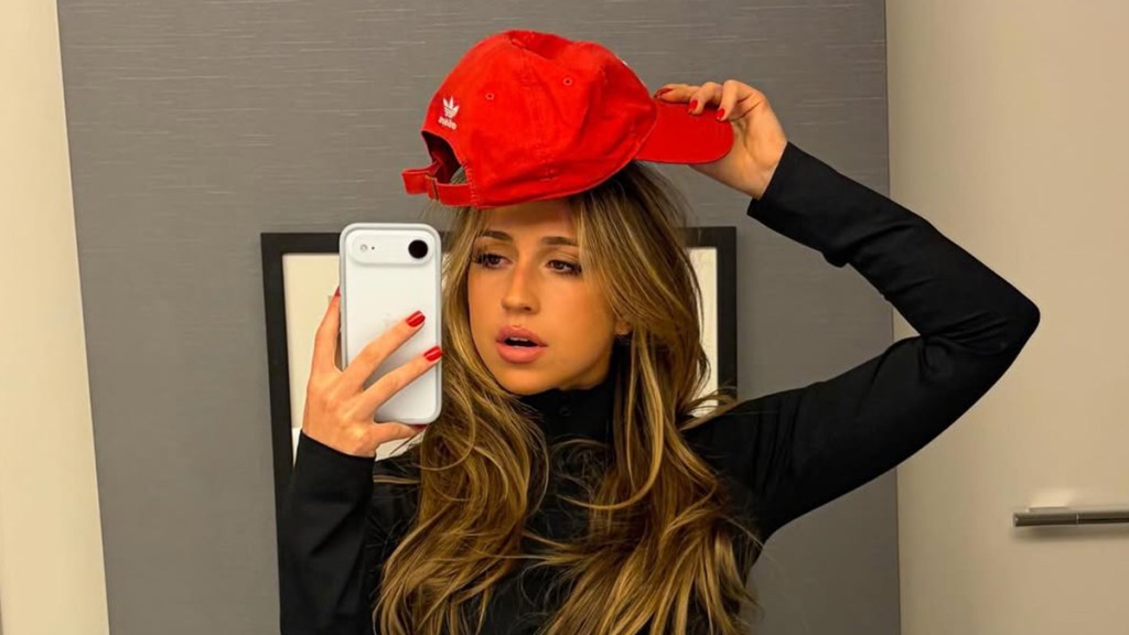 Tate McRae Pairs Adidas Shorts With Zip-up Top & Cap