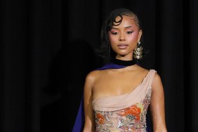 Tyla Shines in Sequined Minidress at PFW