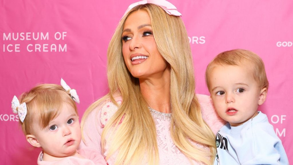 Paris Hilton Matches Her Kids' Energy in Cute Photos