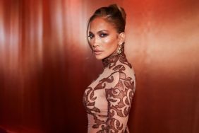 Jennifer Lopez's Strapless Tamara Ralph Gown Is Subtly Sheer