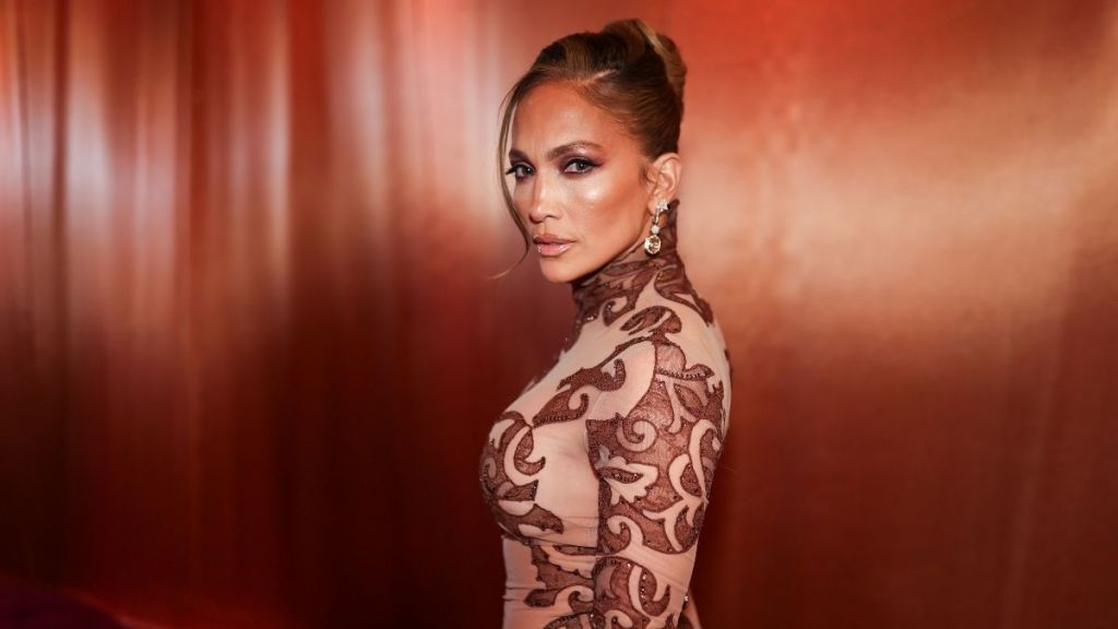 Jennifer Lopez's Strapless Tamara Ralph Gown Is Subtly Sheer