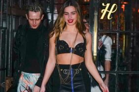 Addison Rae Takes Tiny Ben Doctor Miniskirt & Sheer Bra to the Beach