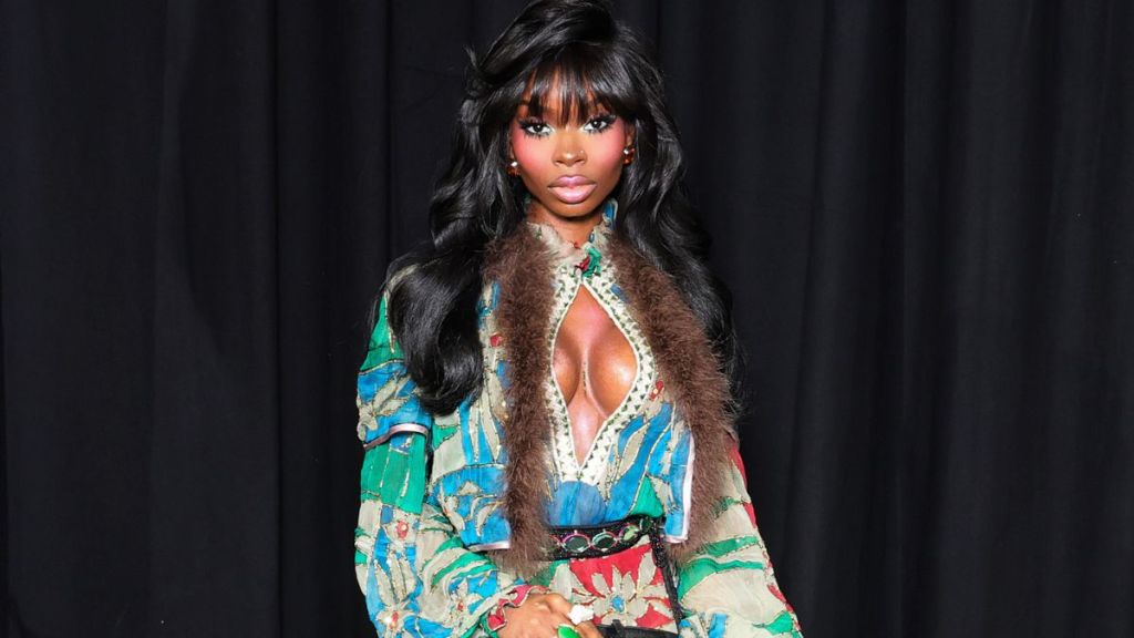 Olandria Carthen Goes Boho Chic in Valentino Dress With Bold Cutout