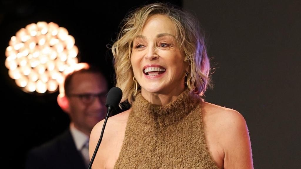 Sharon Stone Has Fans Obsessed With Her Thigh-Slit Dress Look