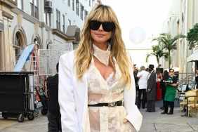 Heidi Klum’s Fully Sheer Dress Flaunts String Bikini in Party Video